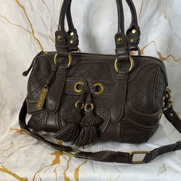 * Lockheart Elegant Brown Handbag - Picture 3 of 15